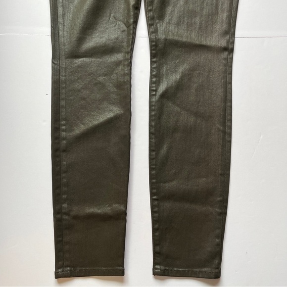 Elie Tahari Azella Pants Brown Skinny Leg Waxed Mid Rise Ankle Jeans Trousers 4 - Picture 14 of 14